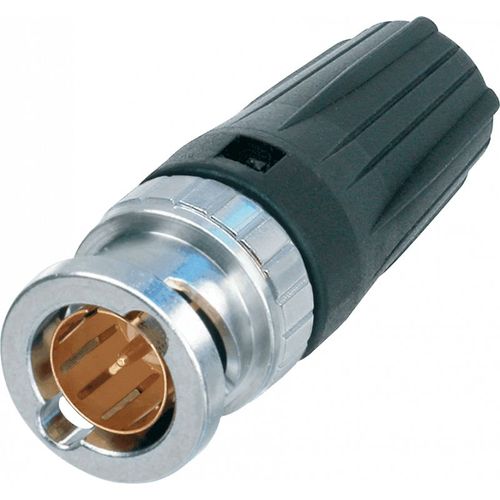 Neutrik Nbtc75bnn5 - Fiche Bnc Bayonette Pour Coax Mini 0.41-1.9 Avec Manchon Noir