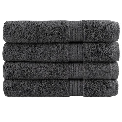 vidaXL Serviettes de sauna de qualité supérieure SOLUND 4 pcs