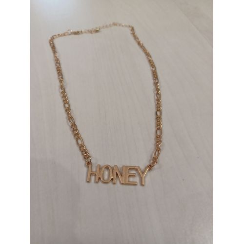 Collier Métal Doré,Honey,Taille 45cm