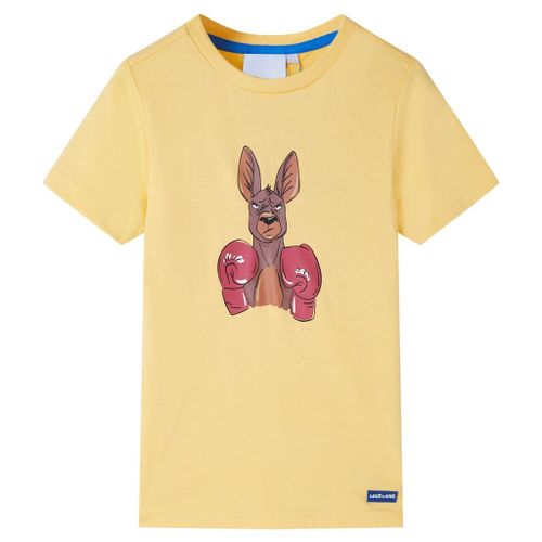 T-Shirt Pour Enfants Avec Manches Courtes Jaune 92
