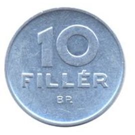 Pièce 10 Filler Hongrie - 1977