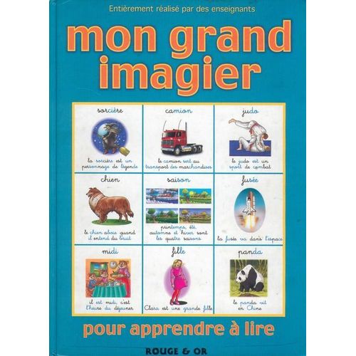 Mon Grand Imagier Pour Apprendre À Lire