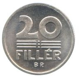 Pièce 20 Filler Hongrie - 1977