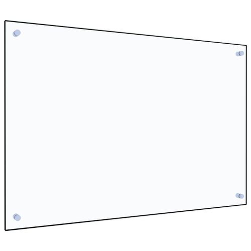 Vidaxl Dosseret De Cuisine Transparent 90x60 Cm Verre Trempé