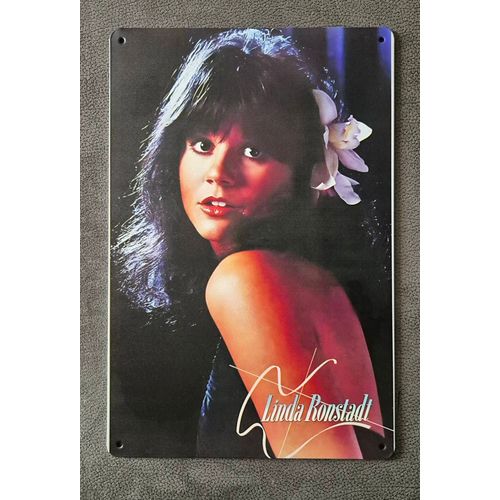 Plaque métallique décorative Linda Ronstadt