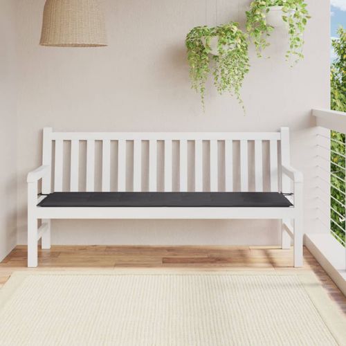 Vidaxl Coussin De Banc De Jardin Anthracite 180x50x3 Cm Tissu Oxford