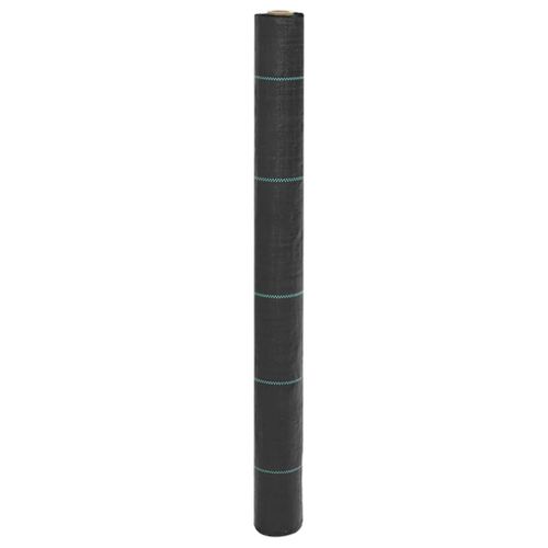 vidaXL Membrane anti-mauvaises herbes noir 1x10 m PP
