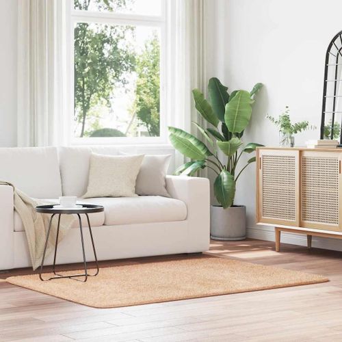 Vidaxl Tapis Shaggy À Poils Longs Navarra Beige 120x170 Cm Polyester