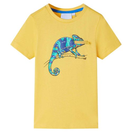 T-Shirt Pour Enfants Avec Manches Courtes Ocre Clair 92