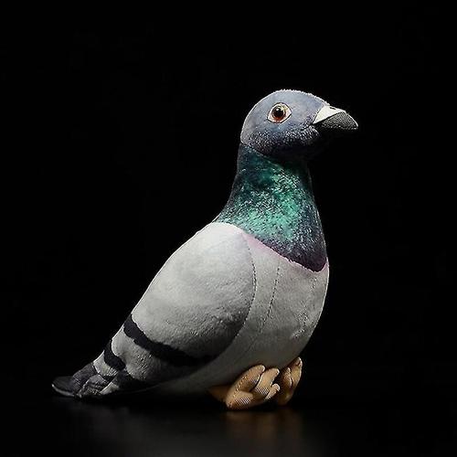 19 cm Gris Pigeon En Peluche Jouet Réaliste Rock Dove Pigeons Oiseau Animal  En Peluche Jouets Cadeaux D'anniversaire Pour Les Enfants