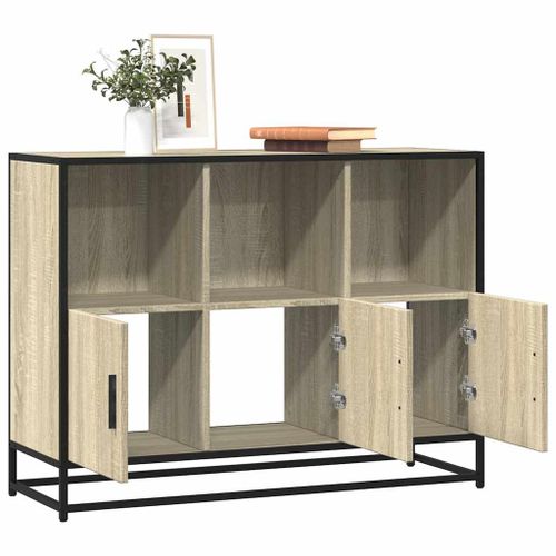 Vidaxl Buffet Chêne Sonoma 100x35x76 Cm Bois D'ingénierie