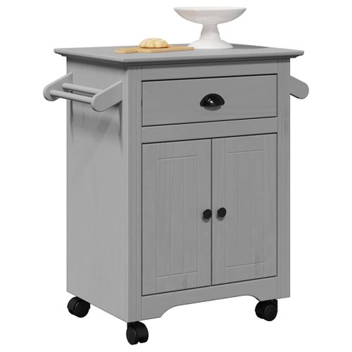 Vidaxl Chariot De Cuisine Bodo Gris 72x45x80 Cm