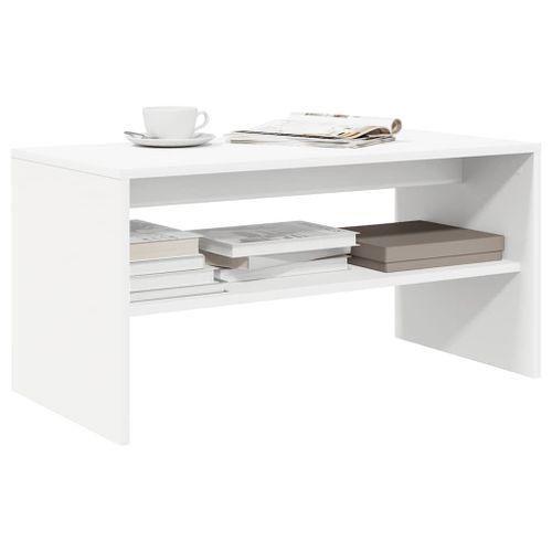 Vidaxl Meuble Tv Blanc 80 X 40 X 40 Cm Aggloméré