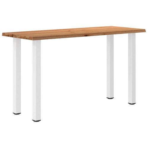 Vidaxl Table De Bar Marron Clair Bois De Chêne Massif Rectangulaire