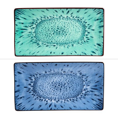 Plat Rectangle Manihi 29x16 Cm (1 Modèle Aléatoire)