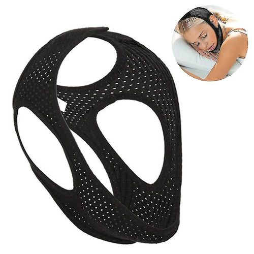 Mentonnières Anti-Ronflement, Solution Ajustable Stop Snoring Snore Reduce 