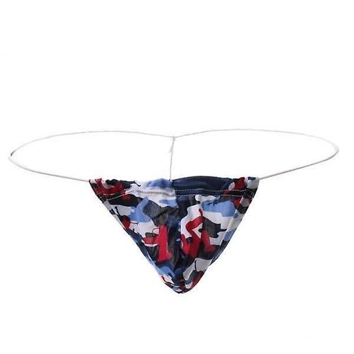 3xmen's Stylish Camouflage G-String Sexy Panties Mankini Underwear S Red