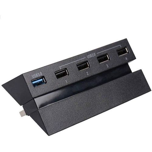 Hub 5 Ports Pour Ps4, Chargeur Haute Vitesse Usb Contrôleur Splitter Extension Pour Console Ps4convertisseur Ps4 Hub Convertisseur 2 À 5 Convertisseur Usb Ps4 Ps4 Hub U