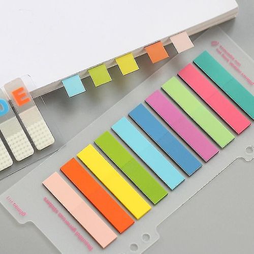 200 Pcs Post-It Étiquettes Autocollants Signets Fournitures De Papeterie