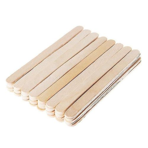 200pcs Natural Wooden Ice Cream Stick Snack Bar Ice Cream Stick Wooden Stick