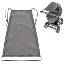 Parasol Poussette, Parasol Pour Poussette Poussette, Gardez Votre Parasol À L¿Abri Du Soleil Ou De La Pluie, Pliable En Pochette 1 Pc Gris