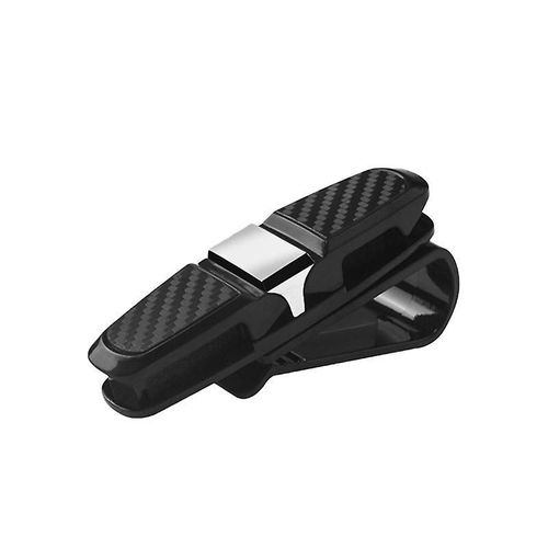 Support de lunettes de voiture pour pare-soleil de voiture, étuis à lunettes de voiture Porte-lunettes de soleil Clip de lunettes de soleil pour voiture, cintre de montage de lunettes (4pcs, argent)