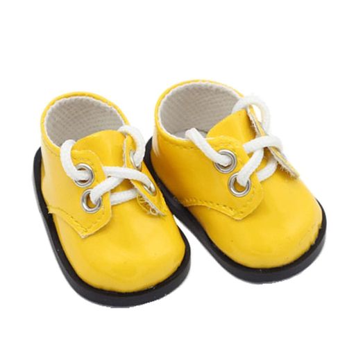 Chaussures De Poupée Jaune Safe Imagination Rubber Doll Chaussures Accessoire Fille Poupée Pour Enfants