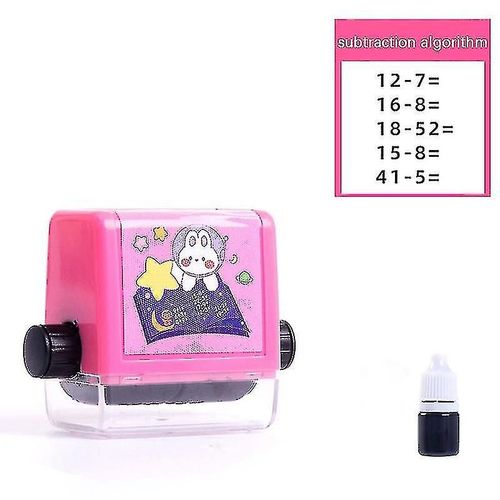 1 Pcs Ajout Et Soustraction De Questions De Pratique Mathématique Tampon Dans 100subtraction Hy
