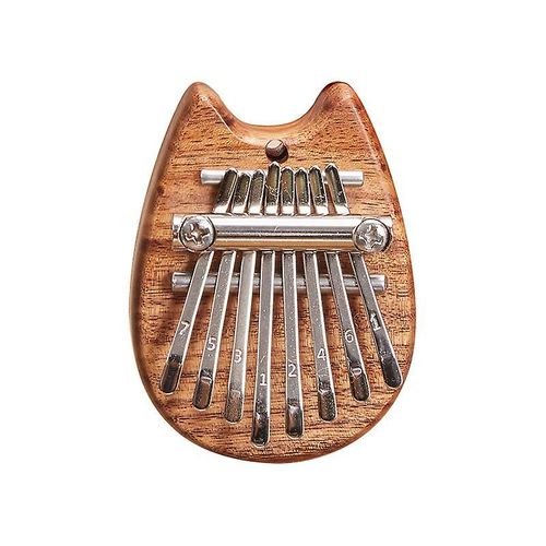 Mini Kalimba Piano À Pouce En Bois 8 Tons Gecko Kalimba 8 Touches Instrument De Musique En Acajou Pour Débutant Niuniu