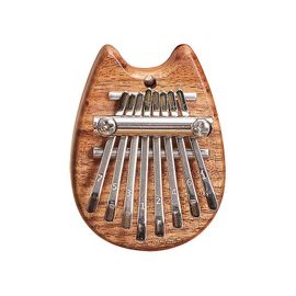 Mini Kalimba Piano À Pouce En Bois 8 Tons Gecko Kalimba 8 Touches Instrument De Musique En Acajou Pour Débutant Niuniu