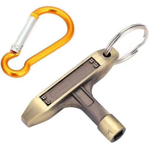Clé De Tambour Tuner, Clé D¿Accord De Tambour, Clé D¿Accord De Peau De Tambour En Bronze Avec Porte-Clés Pour La Plupart Des Tambours (1pc, Bronze Vert)