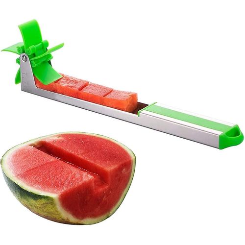 Niuniu Watermelon Cutter, Trancheuse de pastèque, 304 outils de fruits en acier inoxydable, gadgets de cuisine créatifs1pcgreen