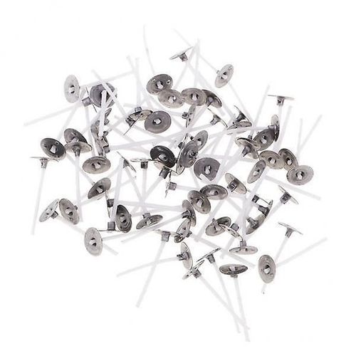 3x100 Pieces Pure White Cotton Candle Wicks For Home Candle Making 25MM