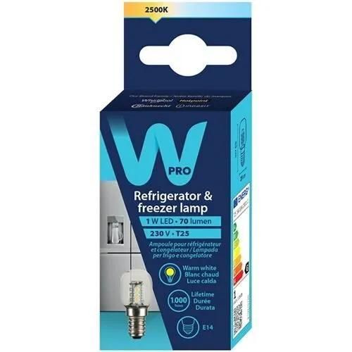 Ampoule LED - WPRO - T25 - 70 Lumens - Réfrigérateur - Congélateur