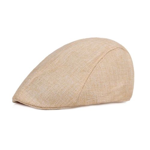 Chapeaux De Soleil Pour Hommes,Casquettes Occidentales Classiques,Béret En Coton Mélangé,Casquette Réglable À Bord Plat,Chapeaux De Printemps Et D'été,