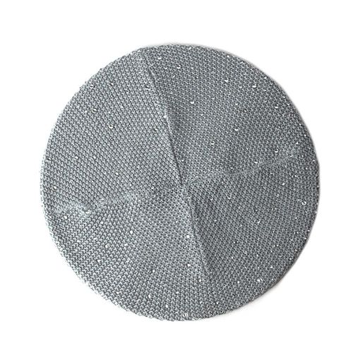 Béret Décontracté Pour Femme,Casquette Tricotée Avec Des Strass,De Couleur Unie,Style Peintre,Collection Hiver Et Automne Printemps
