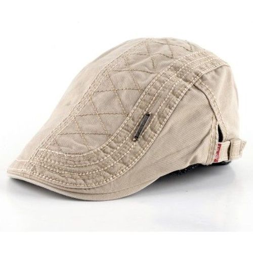 Bérets En Coton Pour Hommes,Chapeau À Carreaux,Style Décontracté,Casquette Solide,5 Couleurs