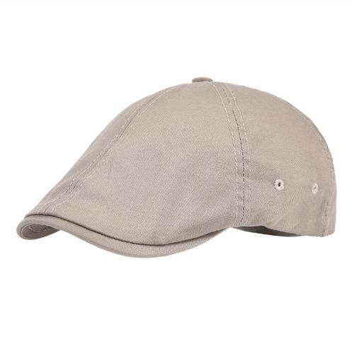 Voboom-Casquette De Gavroche Classique Pour Homme,Chapeau Plat,Casquettes De Golf,Coton Sergé,Chapeaux De Lierre Classiques,Cabine,Sauna,Béret Décontracté,Blanc