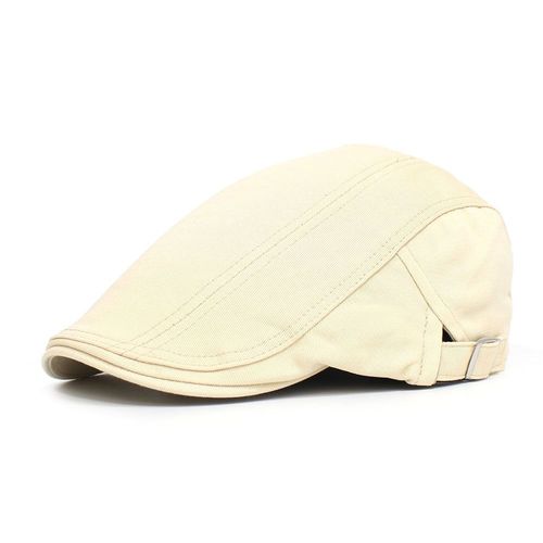 Béret Classique En Coton Pour Homme,Casquette Décontractée,Couleur Unie