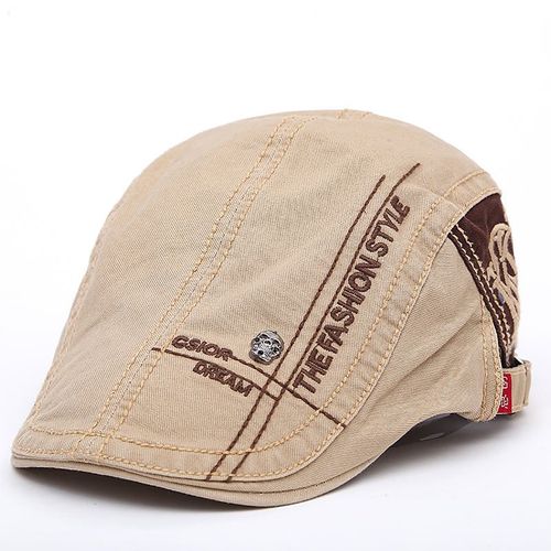 Béret Tout Usage Pour Hommes Et Femmes,Casquette Tête De Mort En Coton,Décontractée Et À La Mode,Casquette Assortie,Style Quatre Saisons