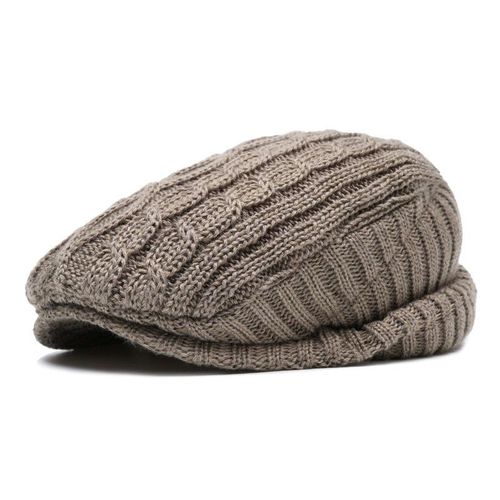 Casquettes Newsboy En Coton Pour Hommes Et Femmes,Chapeaux De Béret De Peintre,Casquette À Visière Plate,Monochromatique,Chaud,Automne,Hiver,2024,134