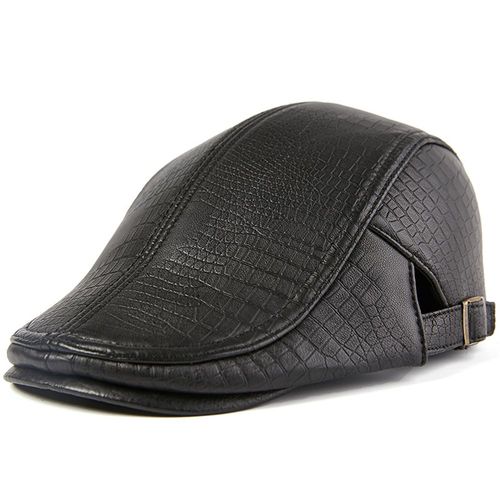 Buttermere-Béret En Cuir Group Pour Homme,Casquette Plate En Peau De Mouton,Marron,Ajustable,Haute Qualité,Automne Hiver