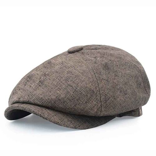 Casquette De Livreur En Laine Pour Hommes,Chapeaux Plats Gris À Chevrons Pour Femmes Et Hommes,Chapeaux De Peintre Britannique Doux D'automne Et D'hiver,Casquette Octogonale Blm09
