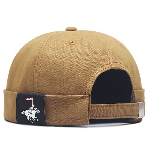 Bonnet Docker Sans Bord En Coton Pour Homme,Casquette De Soleil,Casquette De Marin,Béret Grande Taille,Papa,Adulte,Breton,Homme,55-60cm,60-68cm