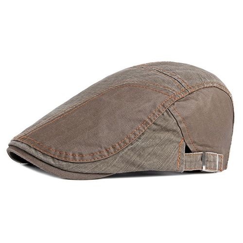 Béret D'été Pour Hommes,Casquette En Coton,À La Mode,Vintage,Pour L'extérieur,Chapeau Plat Ajustable