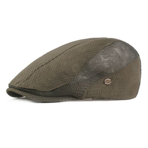 Casquette Béret En Maille Respirante Pour Hommes Et Femmes,Casquette Plate,Chapeau D'artiste Rétro,Peintre,Été,Ht3209