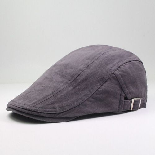 Bérets Classiques De Couleur Unie Pour Hommes,Casquettes De Visière En Coton Vintage Pour Hommes,Chapeaux Plats Rétro De Marque,Béret D'été