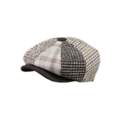 2020 Automne Hiver Chapeaux Tommy Pour Hommes,Livreur De Journaux,Vintage Épissage,Casquette Octogonale,Bérets Décontractés Gatsby,Chapeau Plat Blm270