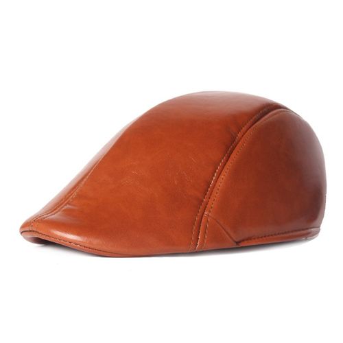 Chapeau De Chancelier Rétro En Titane Pour Homme D'âge Moyen,Vieux Béret,Casquette Chaude,Automne Et Hiver