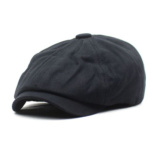 Casquettes Gavroche En Coton Solide Pour Hommes Et Femmes,Casquette À Visière Plate,Chapeaux De Béret De Peintre,Printemps Et Été